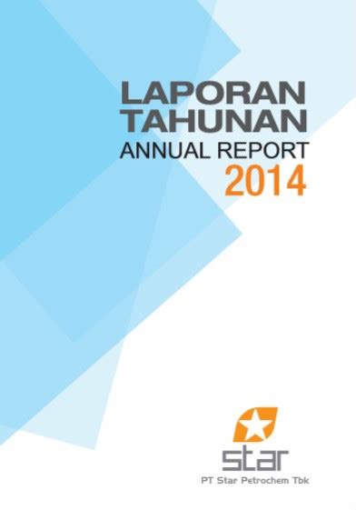 Cover Annual Report Laporan Tahunan Pt Star Petrochem Tbk 2014
