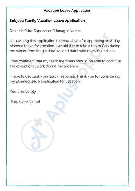 A specific format for it is considered to be a leave application letter. Leave Application for Office | How to Write Leave ...