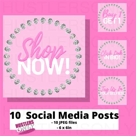 10 Premade Instagram Posts For Business Social Media Content Etsy