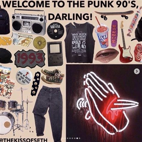 Pin By Kiran Ahmed On Things To Wear Grunge Aesthetic Punk 90s Style