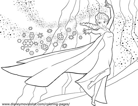 Elsa Coloring Page - Elsa the Snow Queen Photo (36145806) - Fanpop
