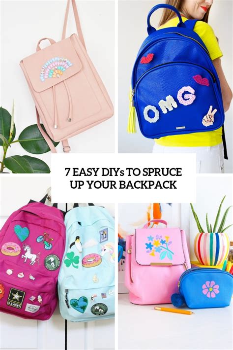 Decorate Your Backpack Home Design Ideas
