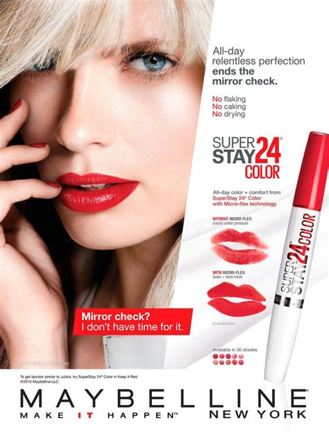 Flawless And Long Lasting Lip Color By Maybelline