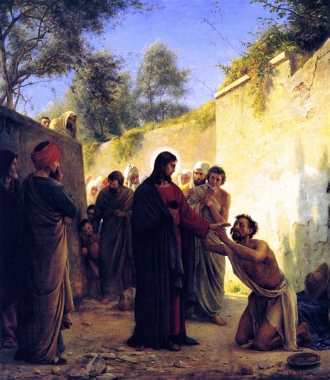 Jesus Heals A Man With Dropsy On A Sabbath
