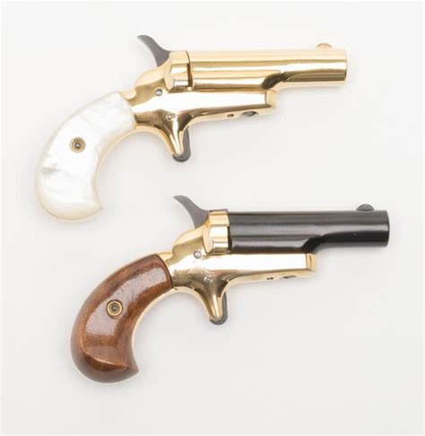 Pair Of Colt Lord And Lady Single Shot Derringers 22 Short Cal 2 1