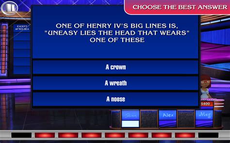 This game is the most popular virtual game show. Amazon.com: Jeopardy! HD - America's Favorite Quiz Game ...