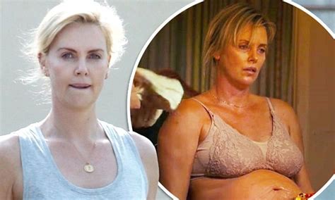 charlize theron s says it took over a year to lose tully weight daily mail online