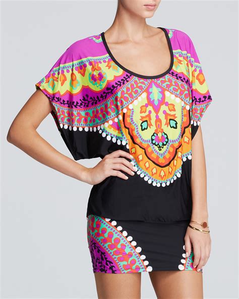 Trina Turk Nuevo Sol Tunic Swim Cover Up Bloomingdales