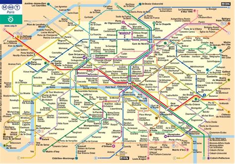 La Metropolitana Di Parigi Mappa Linee Orari E Biglietti