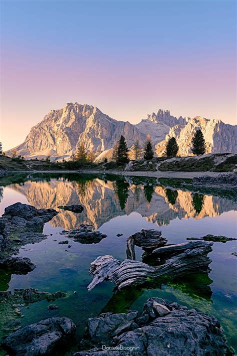 Lake Limides Cortina Dampezzo Italy Beautiful Nature