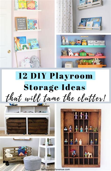 12 Diy Playroom Storage Ideas To Keep You Clutter Free Hello Central