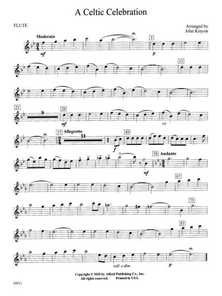 A Celtic Celebration Flute By John Kinyon Digital Sheet Music For