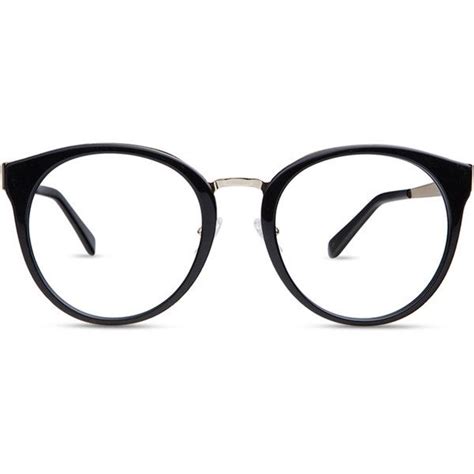Unisex Full Frame Mixed Material Eyeglasses 660 Hnl Liked On Polyvore Featuring Accessories