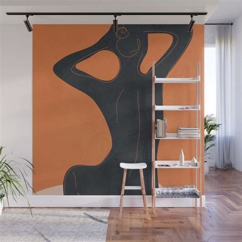 Abstract Nude I Wall Mural By City Art Abstract Wall Painting Wall Murals Painted Wall Murals