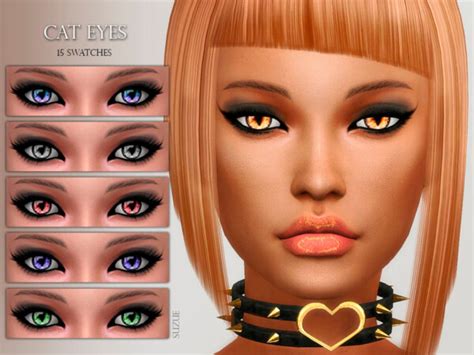 Cat Eyes N17 by Suzue from TSR • Sims 4 Downloads