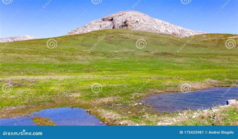 Blue Water In A Lake In The Mountains Stock Image Image Of Alpine