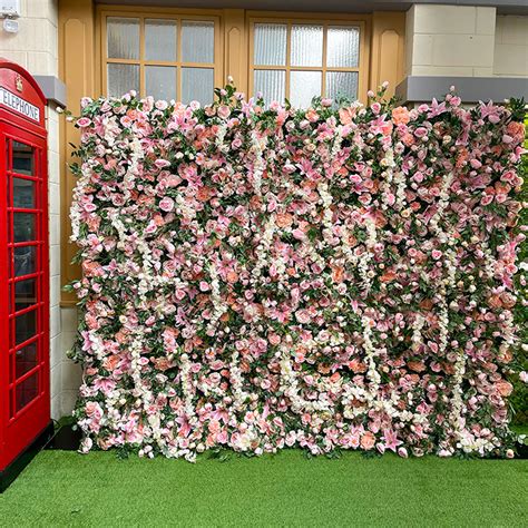 Artificial Flower Wall I Wild Lily The Outdoor Look