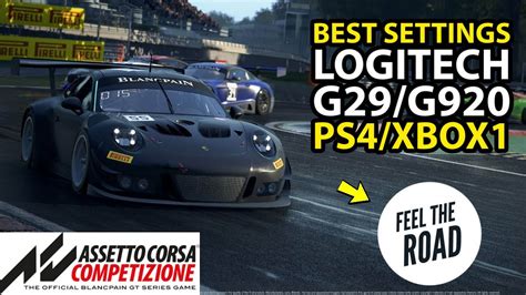 Best Wheel Settings Ps Xbox Logitech G Assetto Corsa