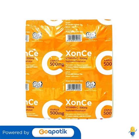 Jual XON CE 500 MG STRIP 6 KAPLET Di Seller Apotek Mitrasana Tanah