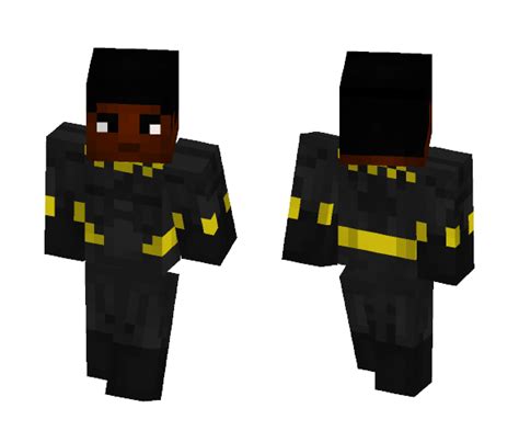 Download Black Panther Unmasked Minecraft Skin For Free