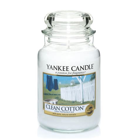 Yankee Candle Clean Cotton Scented Candle Large Jar 623 G 22 Oz