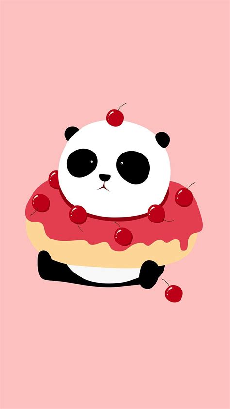 Cute Panda Wallpaper Cartoon Wallpaper Iphone Bear Wallpaper Kawaii