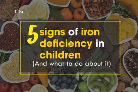 5 Symptoms Of Iron Deficiency In Children And Solution
