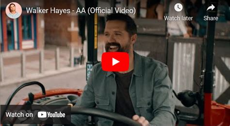 Music Video Aa By Walker Hayes Hometown Country Music