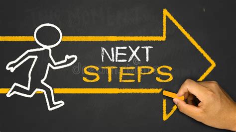 Next Steps Concept Stock Image Image Of Guide Next 46566849