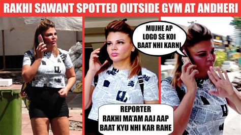 Rakhi Sawant Funny Moments With Media Reporter Youtube