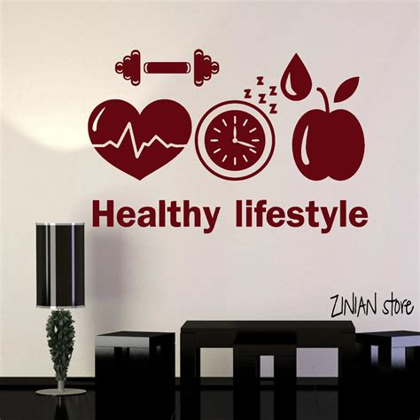 Home Gym Vinyl Wall Decal Fitness Girl For Motivation Gym Healthy