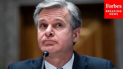 Wray Asked Point Blank What Is The Fbi Doing By Gop Senator Youtube