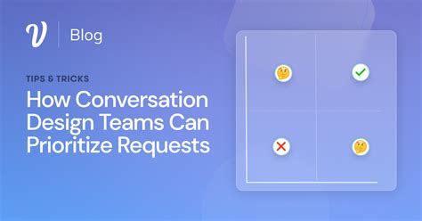 How To Prioritize Requests For Conversation Design Teams Voiceflow