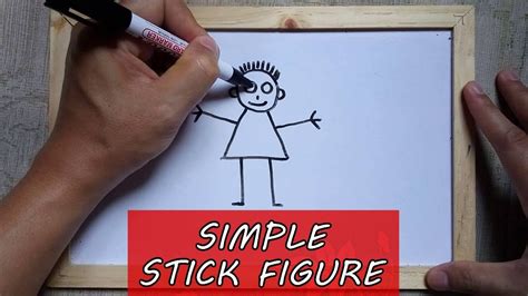 How To Draw Stick Figure Outline Drawing Cool Stick People Sketch For