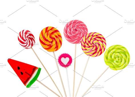Different Colorful Lollipops Lollipop Color Different