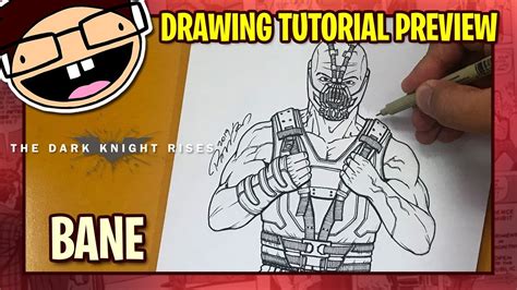 Preview How To Draw Bane The Dark Knight Rises Tutorial Time