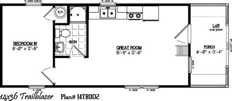 Tiny House Plans 12 X 36
