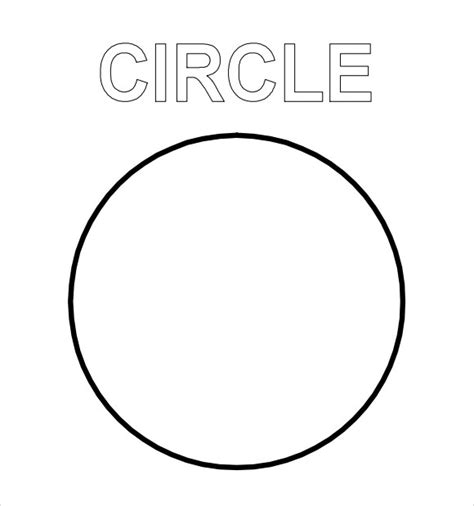 Free Template Circle Printable Templates