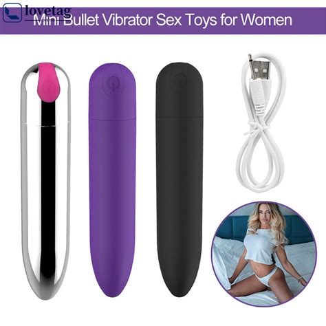 Lt Mini Vibrador De Bala Brinquedos Sexuais Para Mulheres Vibração Forte Usb Estimulador De