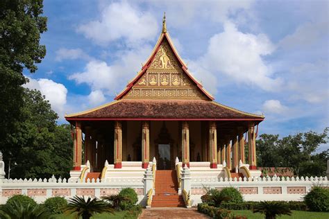 Vientiane Laos Traditional And Historical Architecture