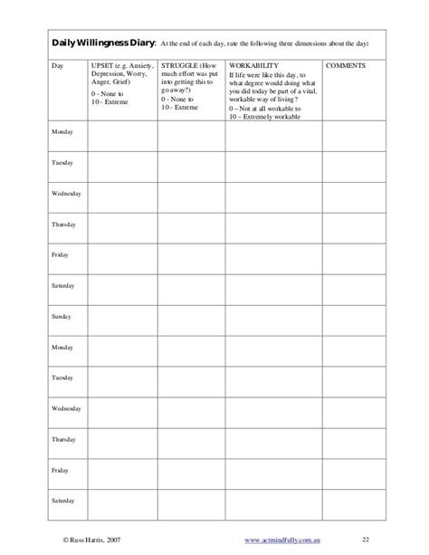 Stages Of Grief Worksheets
