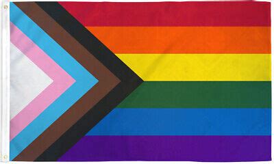 Progress Pride Flag Lgbtqia Lgbt Pride Queer Poc Inclusive Pride Trans