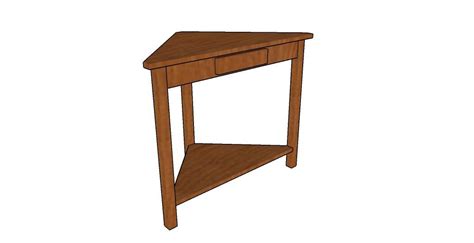 How To Build A Corner Table Howtospecialist How To Build Step By