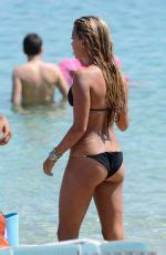 Sylvie Van Der Vaart In Bikini At A Beach In Mykonos Hawtcelebs