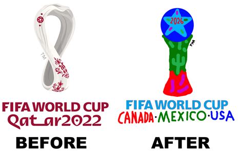 Logo Comparison Fifa World Cup 20 By Paintrubber38 On Deviantart