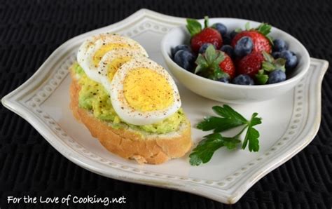 Egg And Avocado Open Faced Sandwich For The Love Of Cooking