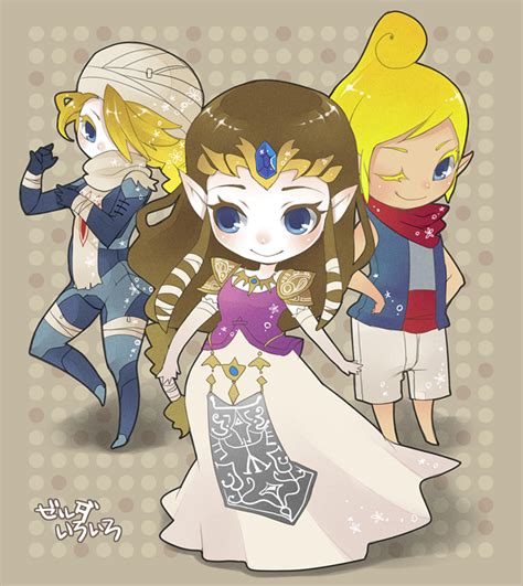 Princess Zelda Sheik And Tetra The Legend Of Zelda And More