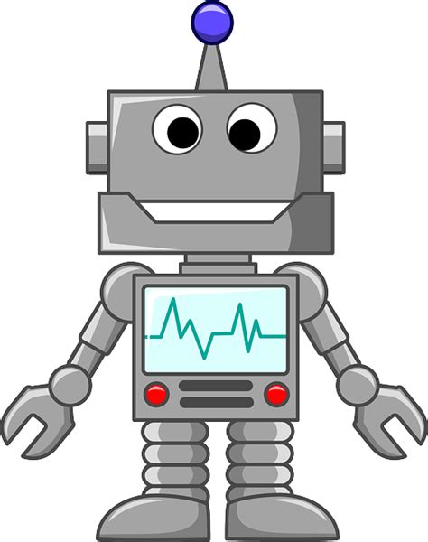 Robot Mustache Science · Free Vector Graphic On Pixabay