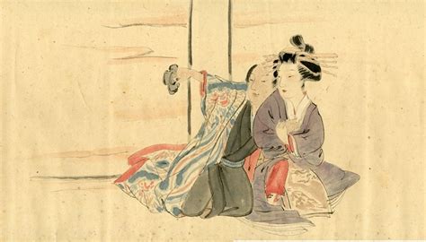 Shunga Gallery On Twitter Two Sensual Paintings From A Shunga Scroll