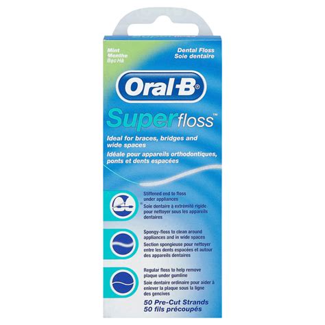 Save On Oral B Super Floss Pre Cut Strands Mint Order Online Delivery